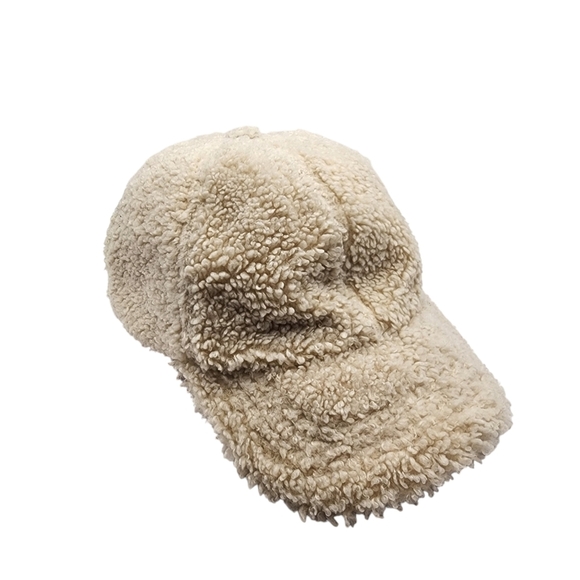 Z Supply Cream Sherpa Baseball Hat - Picture 1 of 5